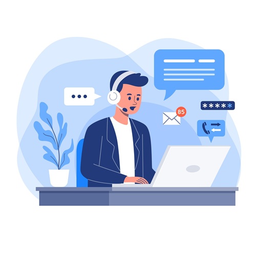 Contact Us Illustration