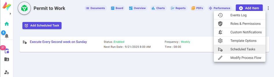 Scheduled task