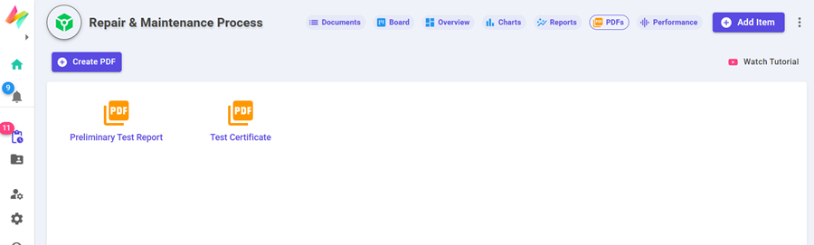 PDFs View
